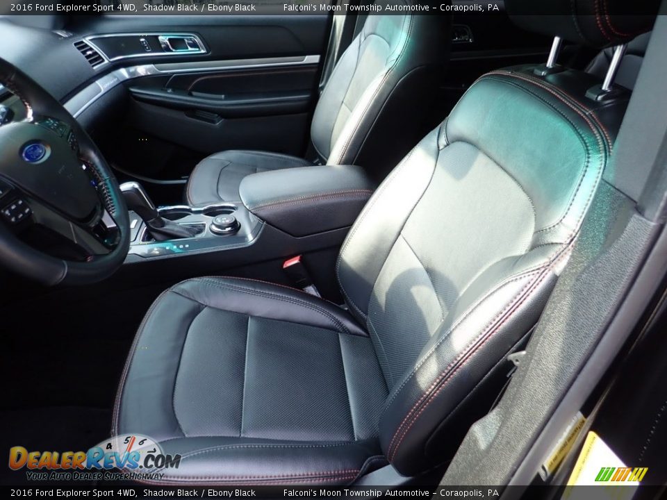 2016 Ford Explorer Sport 4WD Shadow Black / Ebony Black Photo #15