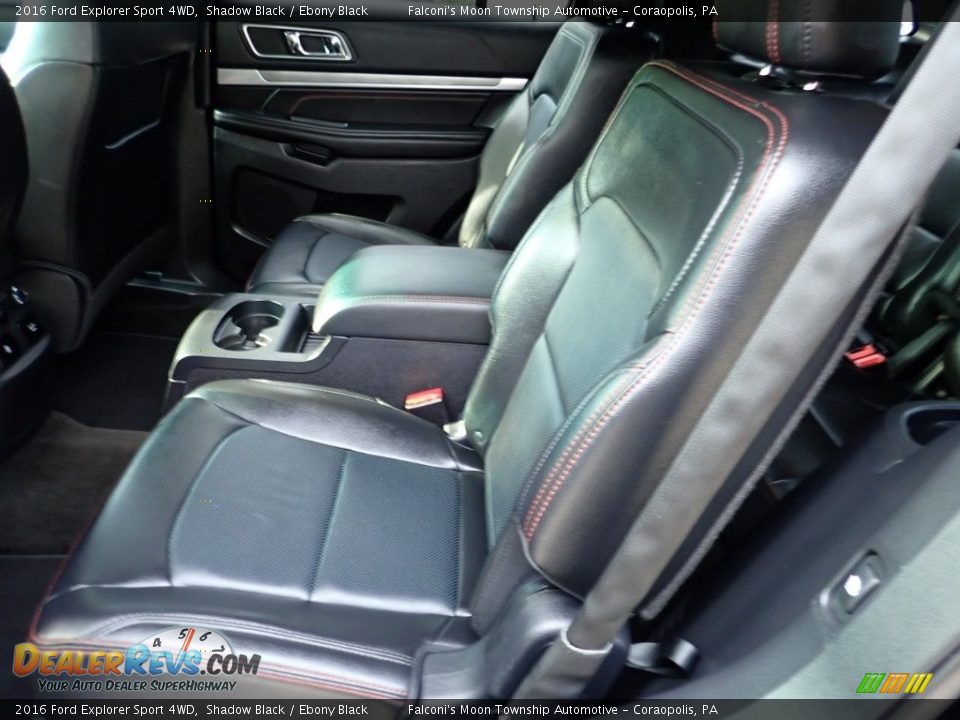 2016 Ford Explorer Sport 4WD Shadow Black / Ebony Black Photo #16