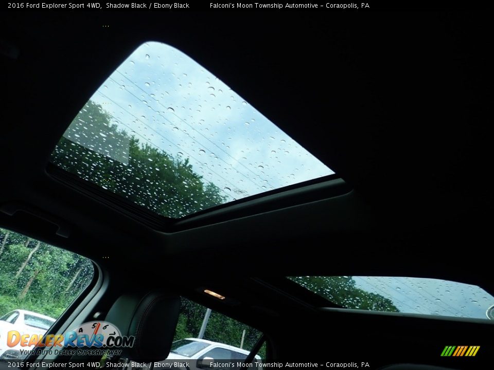2016 Ford Explorer Sport 4WD Shadow Black / Ebony Black Photo #19