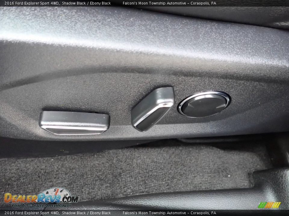 2016 Ford Explorer Sport 4WD Shadow Black / Ebony Black Photo #20