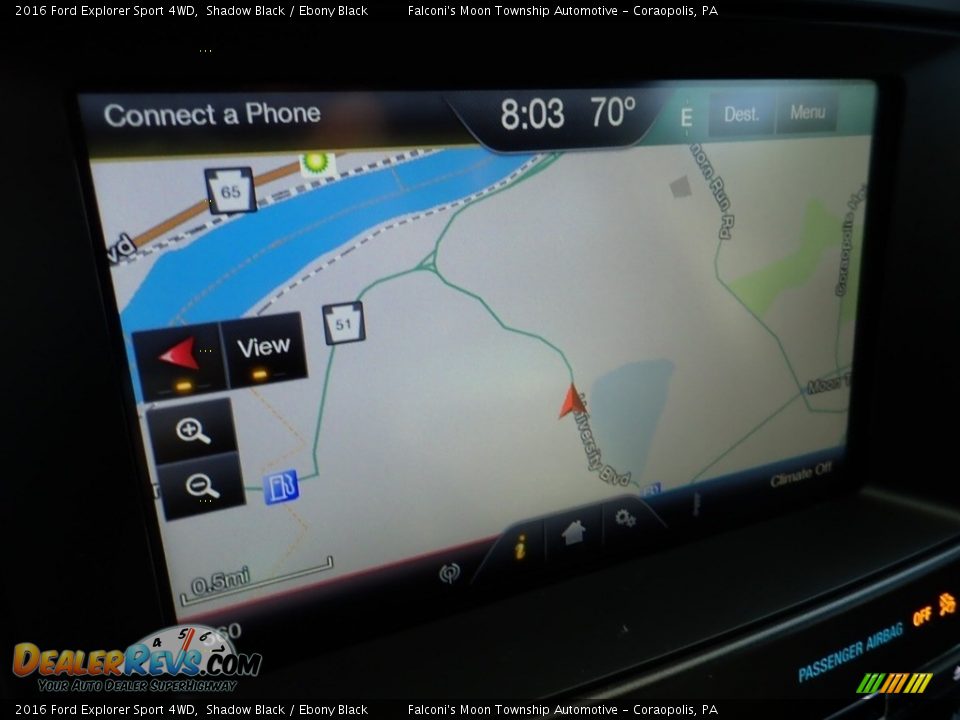 2016 Ford Explorer Sport 4WD Shadow Black / Ebony Black Photo #21