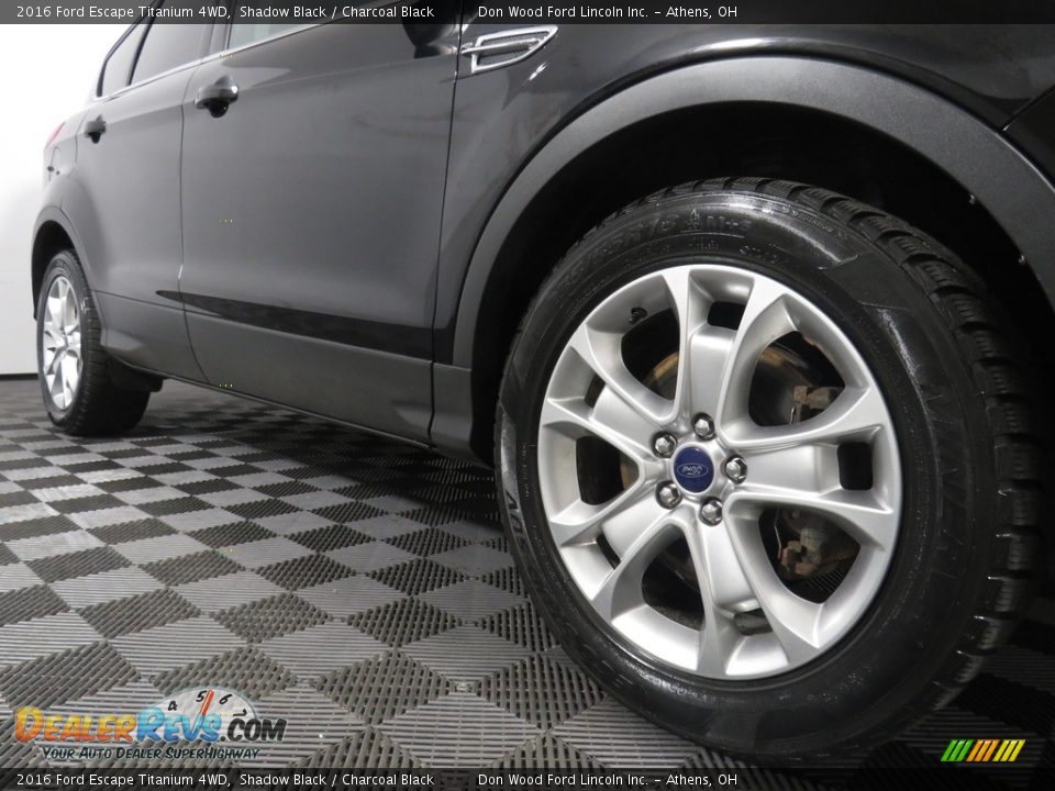 2016 Ford Escape Titanium 4WD Shadow Black / Charcoal Black Photo #3