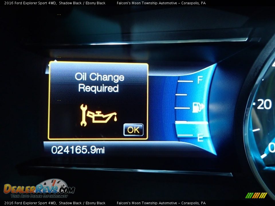 2016 Ford Explorer Sport 4WD Shadow Black / Ebony Black Photo #24