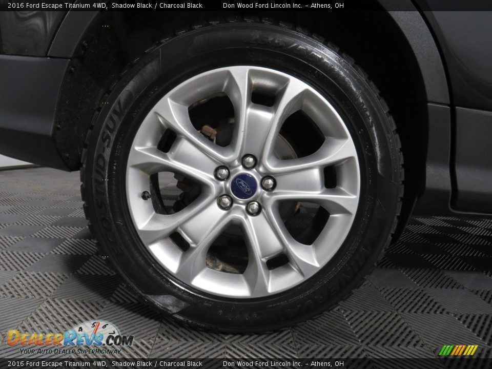 2016 Ford Escape Titanium 4WD Shadow Black / Charcoal Black Photo #17