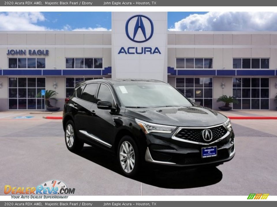 2020 Acura RDX AWD Majestic Black Pearl / Ebony Photo #1