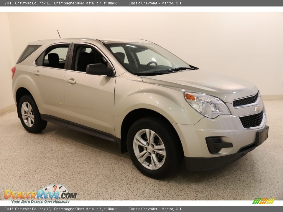 2015 Chevrolet Equinox LS Champagne Silver Metallic / Jet Black Photo #1
