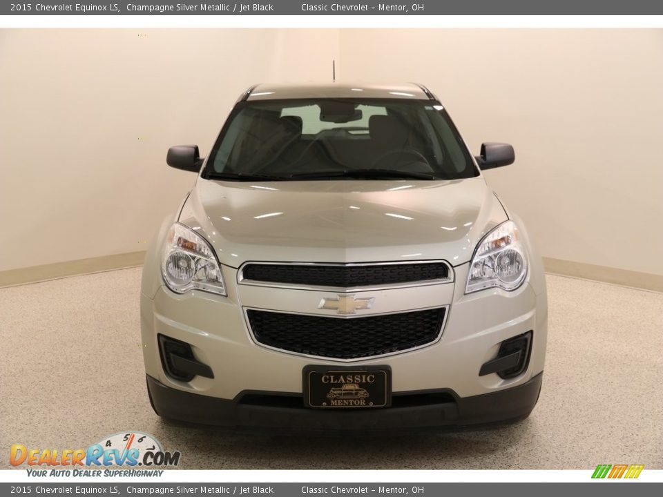 2015 Chevrolet Equinox LS Champagne Silver Metallic / Jet Black Photo #2