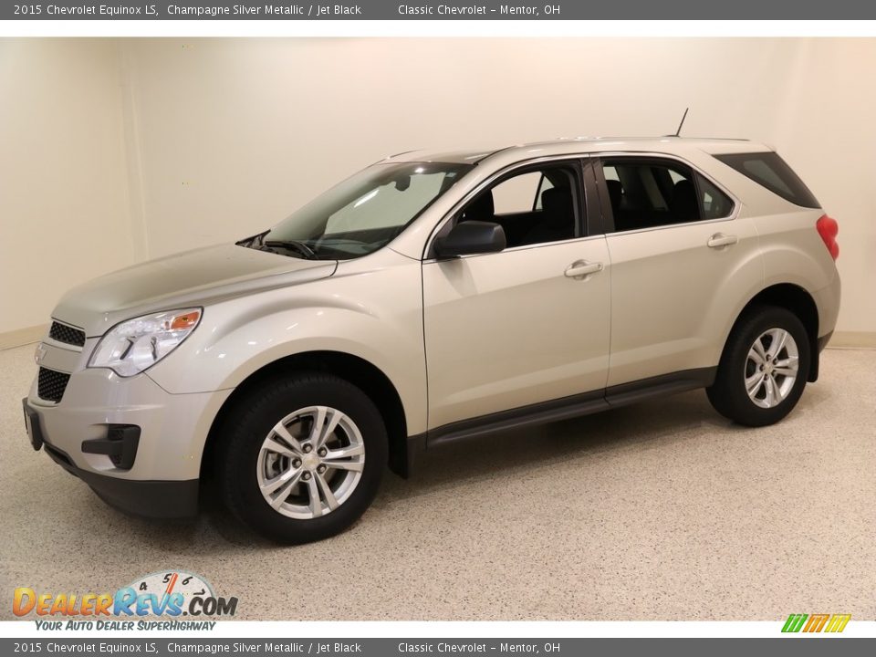 2015 Chevrolet Equinox LS Champagne Silver Metallic / Jet Black Photo #3