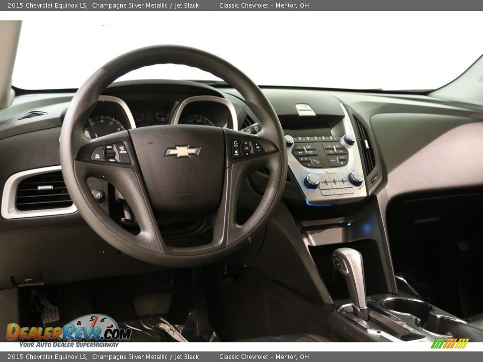 2015 Chevrolet Equinox LS Champagne Silver Metallic / Jet Black Photo #6