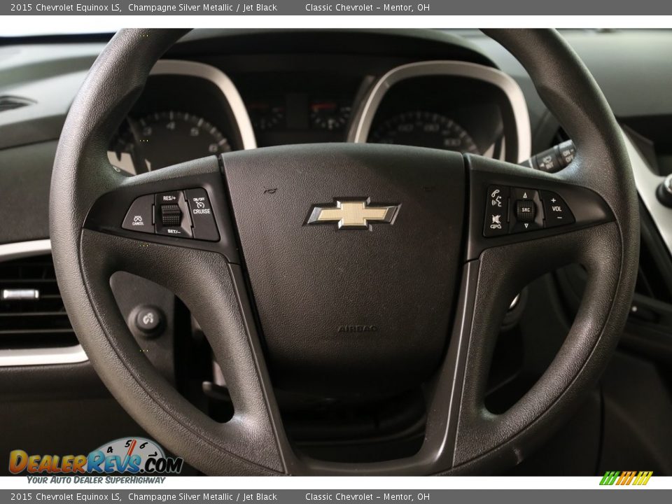 2015 Chevrolet Equinox LS Champagne Silver Metallic / Jet Black Photo #7