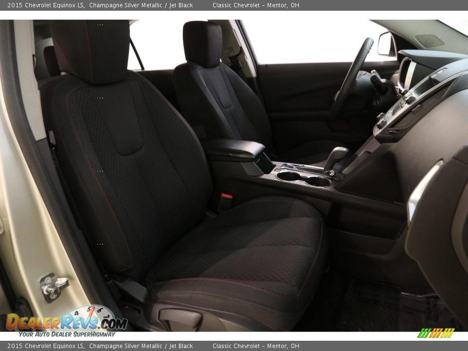 2015 Chevrolet Equinox LS Champagne Silver Metallic / Jet Black Photo #12