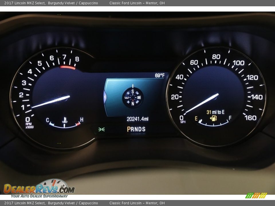 2017 Lincoln MKZ Select Burgundy Velvet / Cappuccino Photo #8