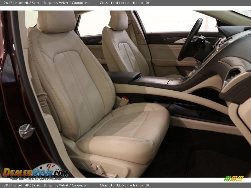 2017 Lincoln MKZ Select Burgundy Velvet / Cappuccino Photo #15