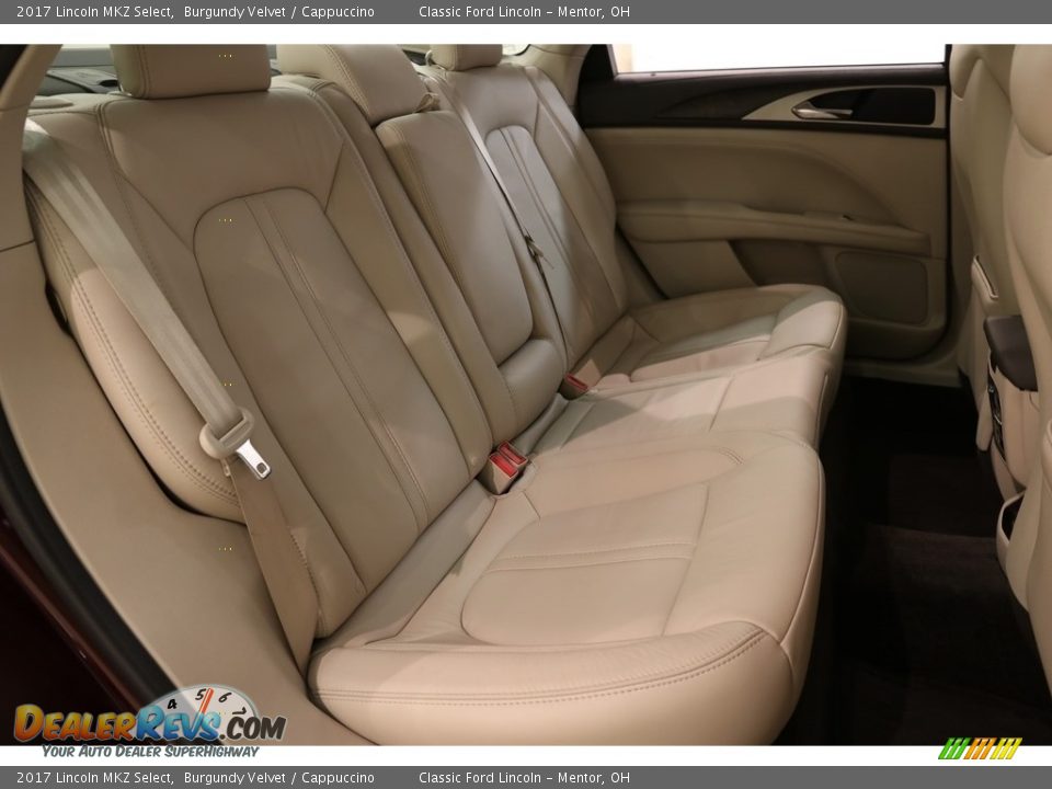 2017 Lincoln MKZ Select Burgundy Velvet / Cappuccino Photo #16