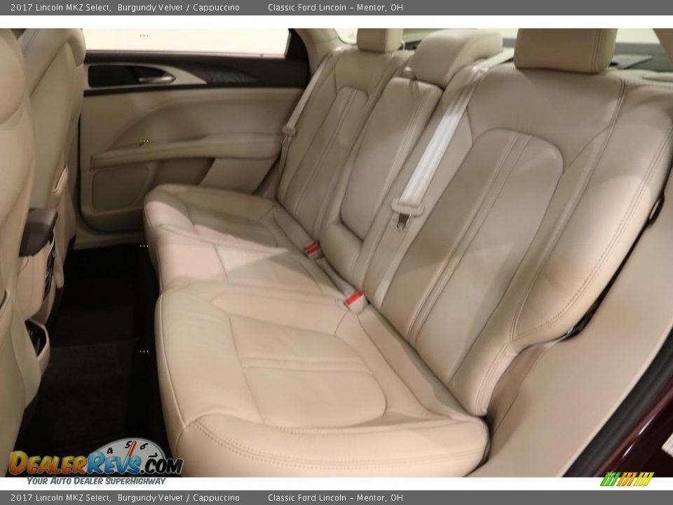 2017 Lincoln MKZ Select Burgundy Velvet / Cappuccino Photo #17