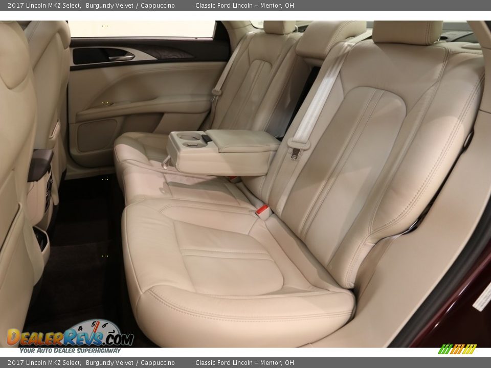 2017 Lincoln MKZ Select Burgundy Velvet / Cappuccino Photo #18