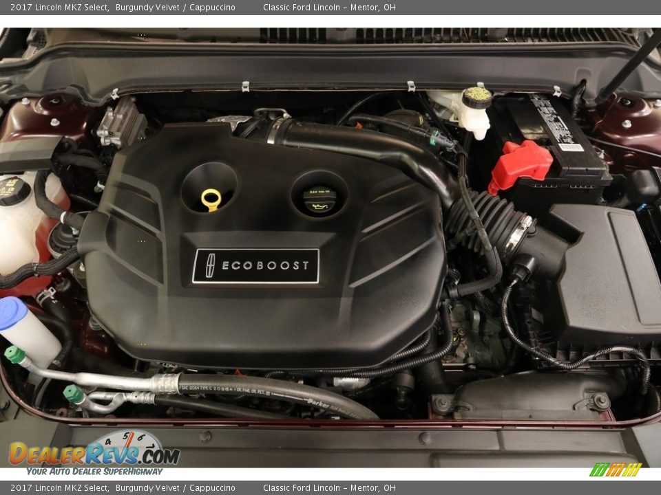 2017 Lincoln MKZ Select Burgundy Velvet / Cappuccino Photo #20