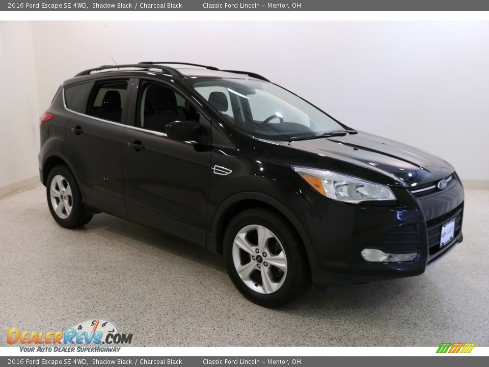2016 Ford Escape SE 4WD Shadow Black / Charcoal Black Photo #1