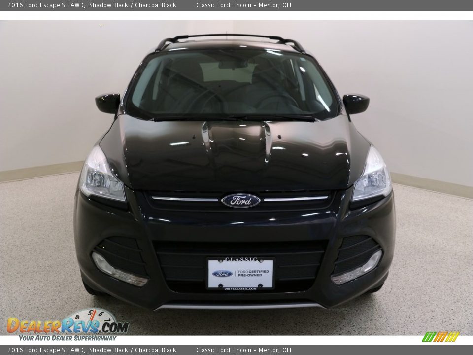 2016 Ford Escape SE 4WD Shadow Black / Charcoal Black Photo #2