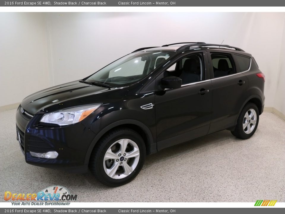 2016 Ford Escape SE 4WD Shadow Black / Charcoal Black Photo #3