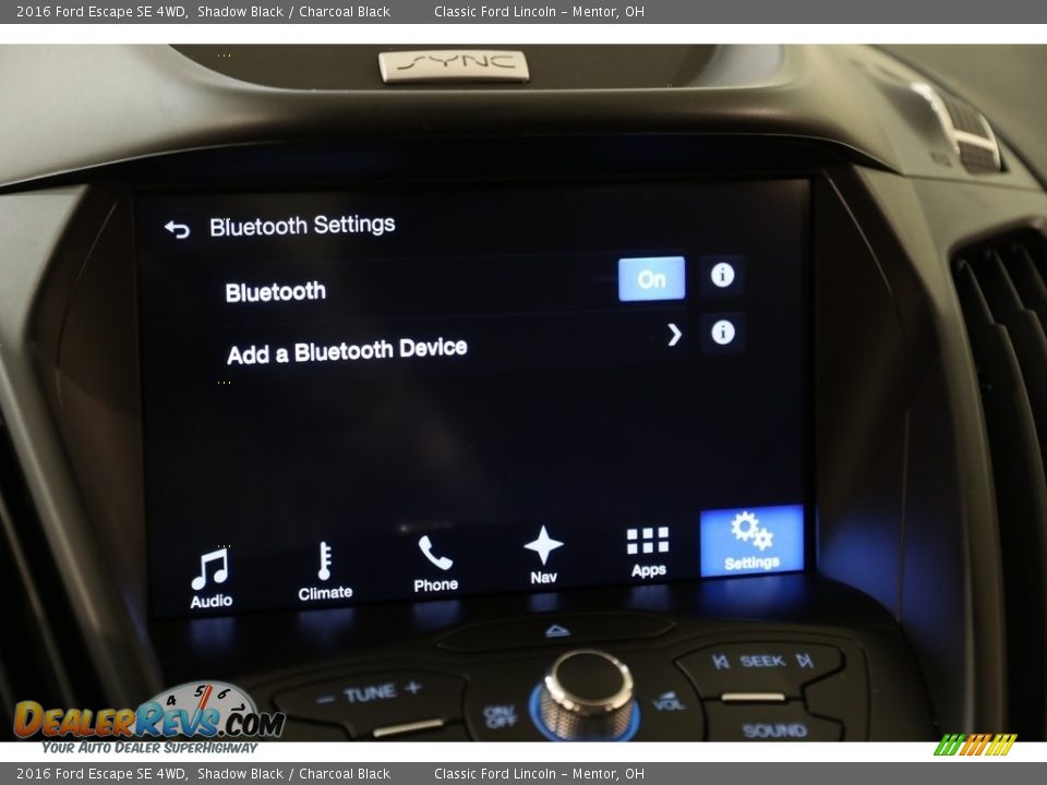 2016 Ford Escape SE 4WD Shadow Black / Charcoal Black Photo #13