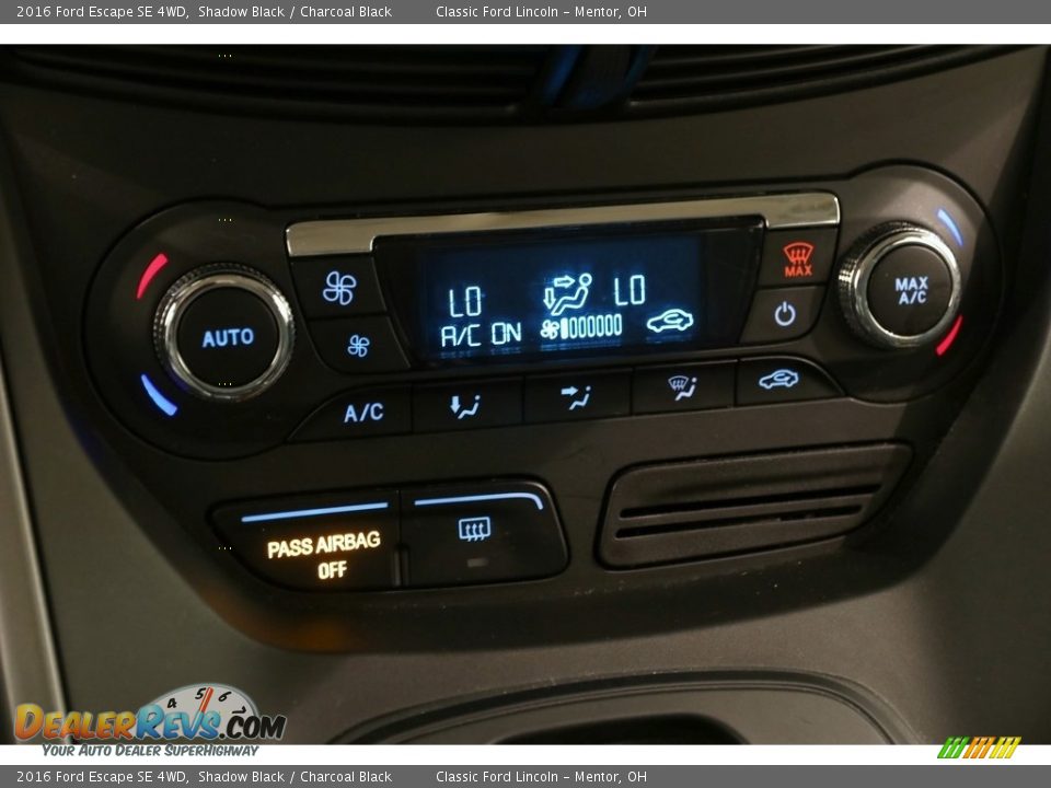 2016 Ford Escape SE 4WD Shadow Black / Charcoal Black Photo #14
