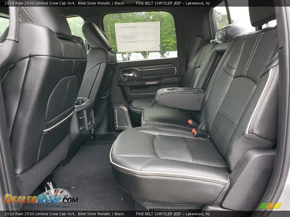 Rear Seat of 2019 Ram 2500 Limited Crew Cab 4x4 Photo #6