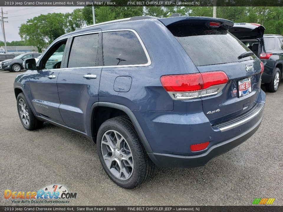 2019 Jeep Grand Cherokee Limited 4x4 Slate Blue Pearl / Black Photo #4