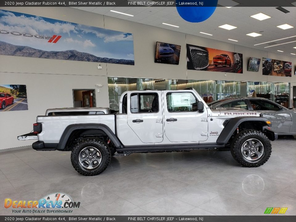 Billet Silver Metallic 2020 Jeep Gladiator Rubicon 4x4 Photo #3