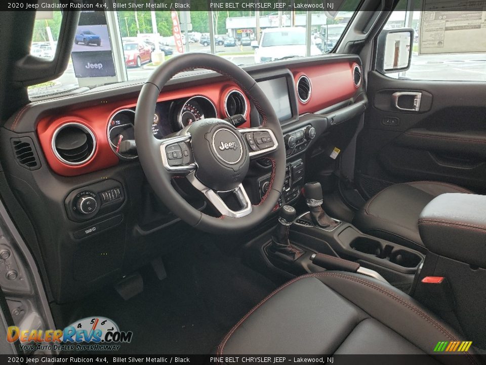 Black Interior - 2020 Jeep Gladiator Rubicon 4x4 Photo #7