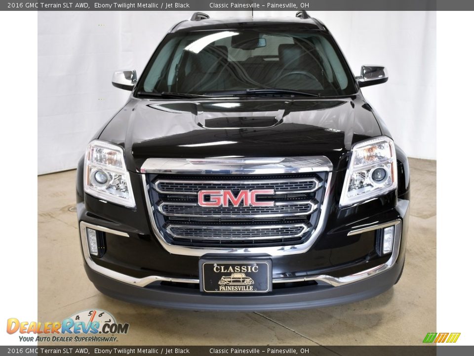 2016 GMC Terrain SLT AWD Ebony Twilight Metallic / Jet Black Photo #4