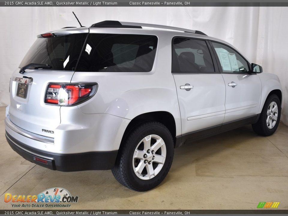 2015 GMC Acadia SLE AWD Quicksilver Metallic / Light Titanium Photo #2