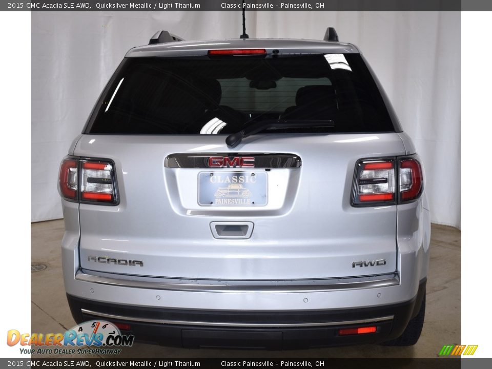 2015 GMC Acadia SLE AWD Quicksilver Metallic / Light Titanium Photo #3