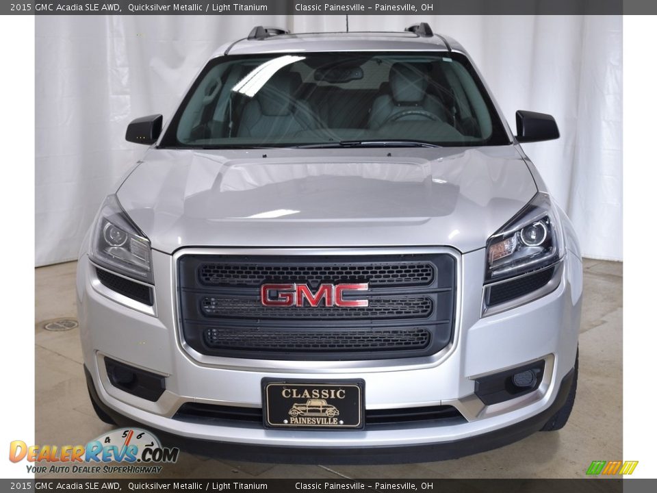 2015 GMC Acadia SLE AWD Quicksilver Metallic / Light Titanium Photo #4
