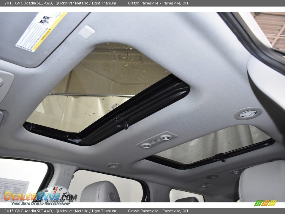 2015 GMC Acadia SLE AWD Quicksilver Metallic / Light Titanium Photo #6