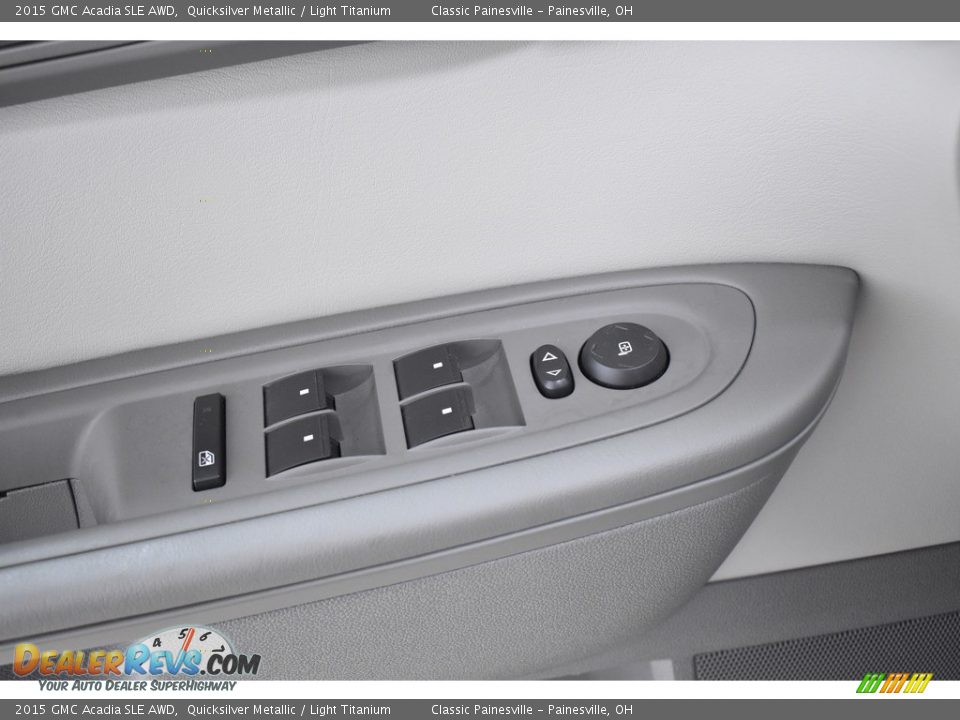 2015 GMC Acadia SLE AWD Quicksilver Metallic / Light Titanium Photo #11