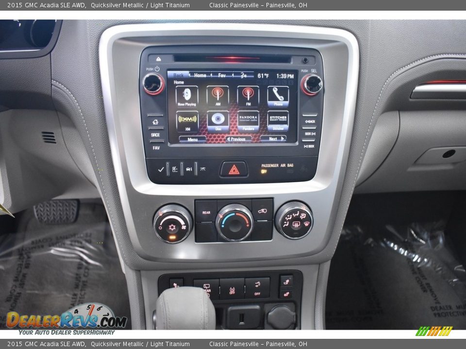 2015 GMC Acadia SLE AWD Quicksilver Metallic / Light Titanium Photo #14