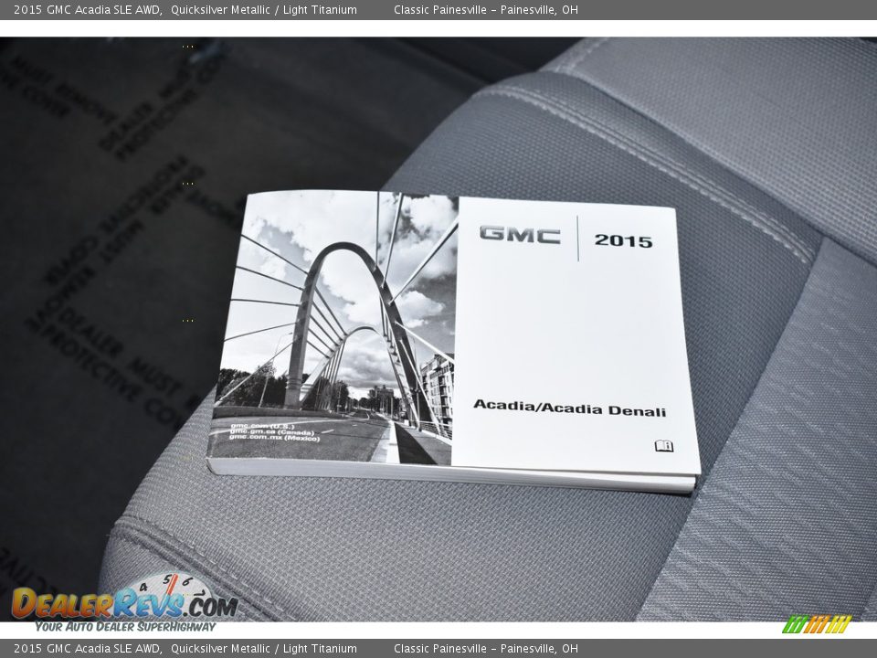 2015 GMC Acadia SLE AWD Quicksilver Metallic / Light Titanium Photo #18