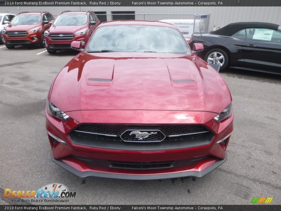 2019 Ford Mustang EcoBoost Premium Fastback Ruby Red / Ebony Photo #4
