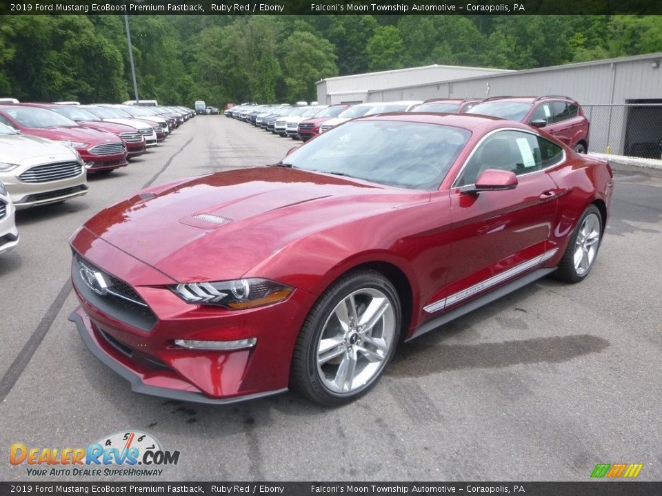2019 Ford Mustang EcoBoost Premium Fastback Ruby Red / Ebony Photo #5