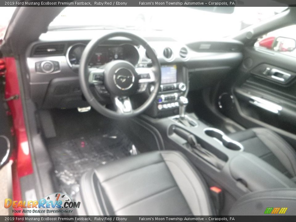 2019 Ford Mustang EcoBoost Premium Fastback Ruby Red / Ebony Photo #9