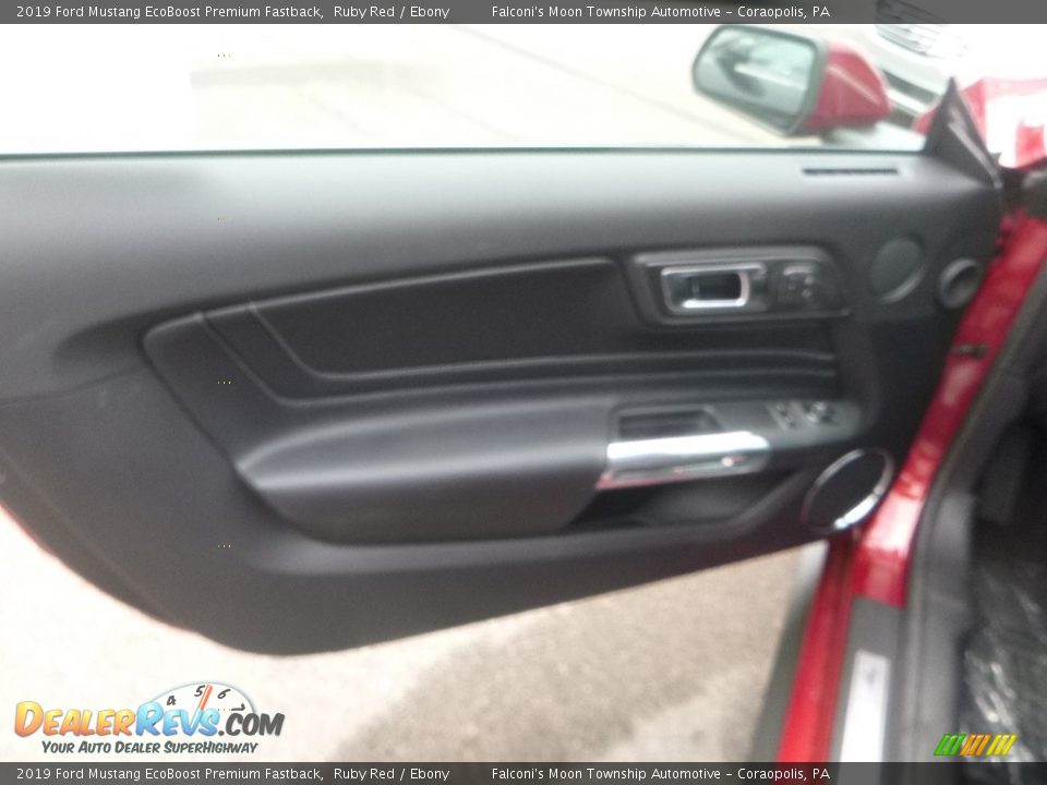 2019 Ford Mustang EcoBoost Premium Fastback Ruby Red / Ebony Photo #10
