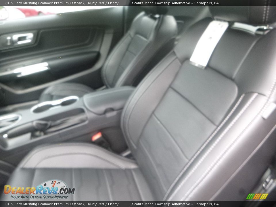2019 Ford Mustang EcoBoost Premium Fastback Ruby Red / Ebony Photo #11