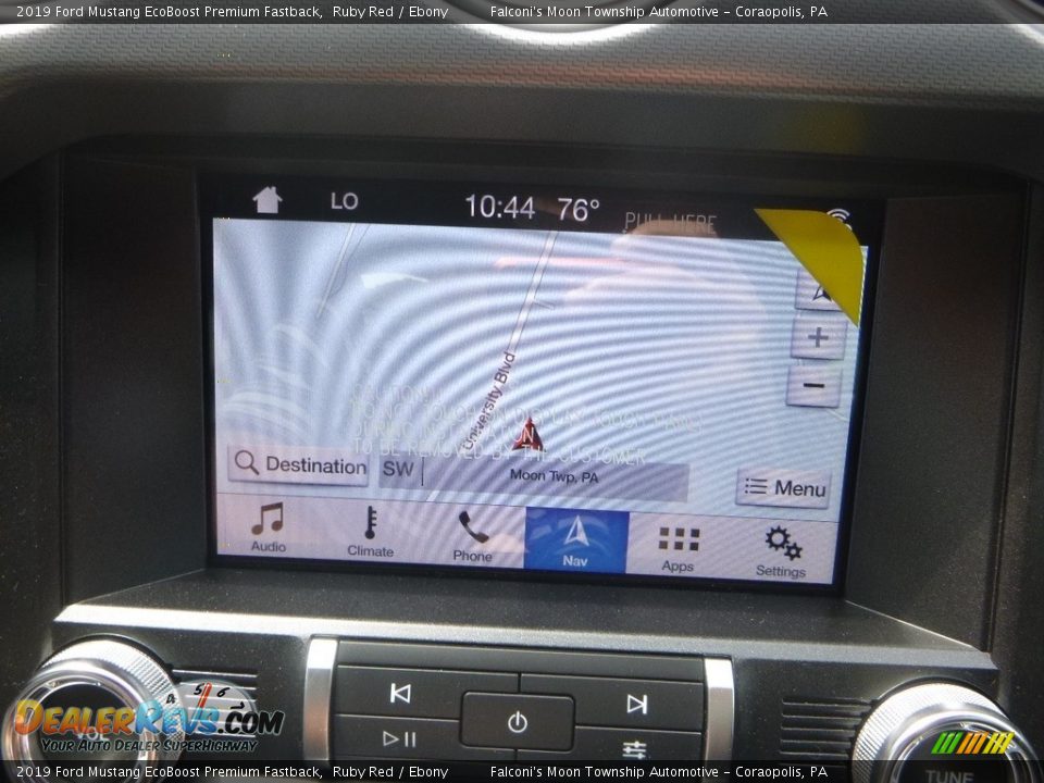 2019 Ford Mustang EcoBoost Premium Fastback Ruby Red / Ebony Photo #14