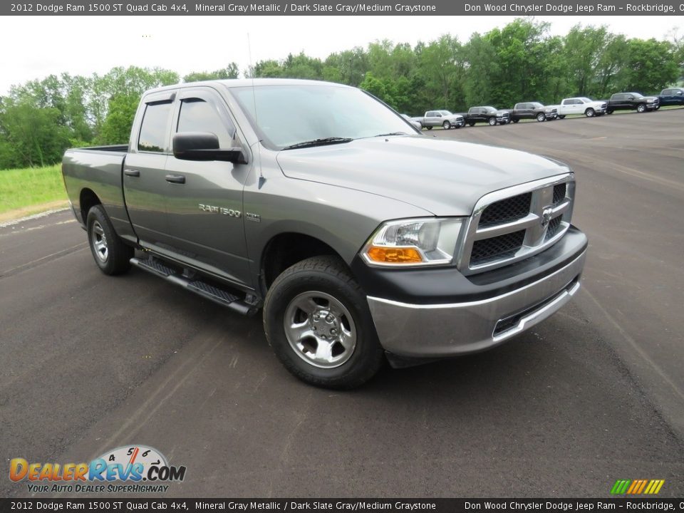 2012 Dodge Ram 1500 ST Quad Cab 4x4 Mineral Gray Metallic / Dark Slate Gray/Medium Graystone Photo #3