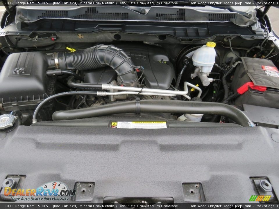 2012 Dodge Ram 1500 ST Quad Cab 4x4 Mineral Gray Metallic / Dark Slate Gray/Medium Graystone Photo #6