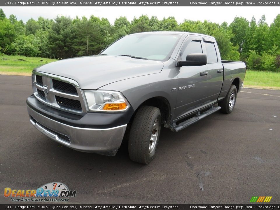 2012 Dodge Ram 1500 ST Quad Cab 4x4 Mineral Gray Metallic / Dark Slate Gray/Medium Graystone Photo #7