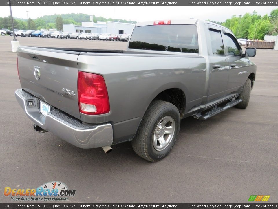 2012 Dodge Ram 1500 ST Quad Cab 4x4 Mineral Gray Metallic / Dark Slate Gray/Medium Graystone Photo #14