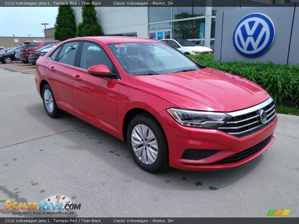 2019 Volkswagen Jetta S Tornado Red / Titan Black Photo #1