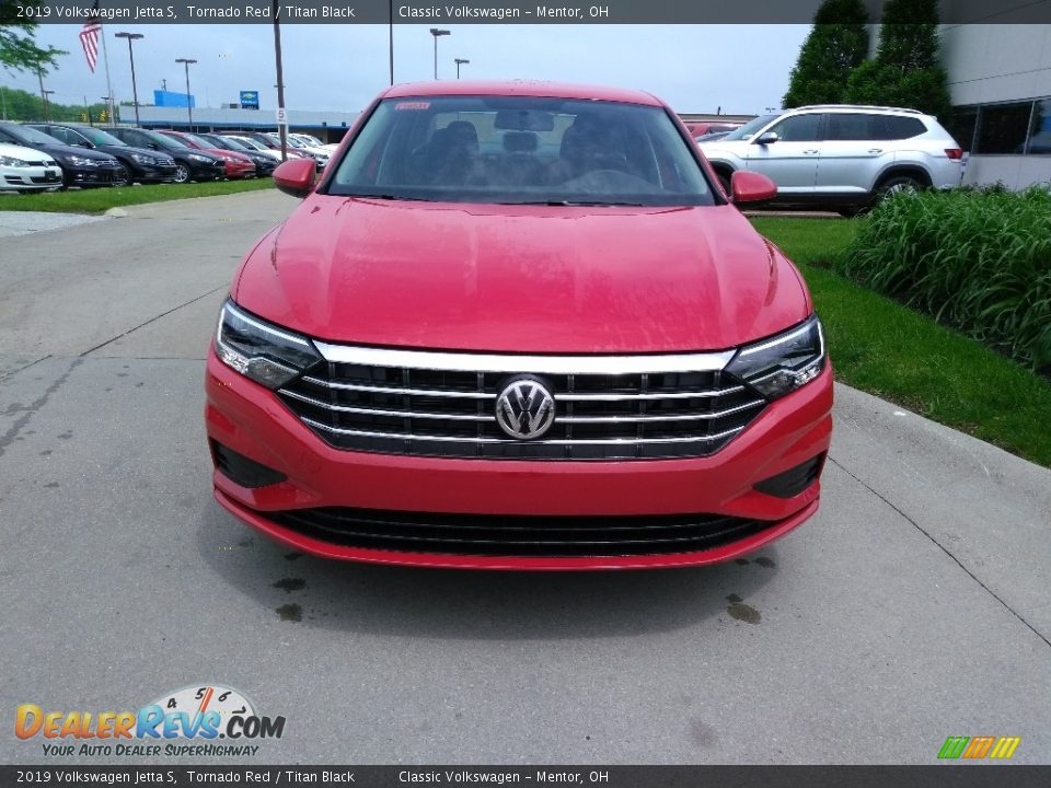 2019 Volkswagen Jetta S Tornado Red / Titan Black Photo #2